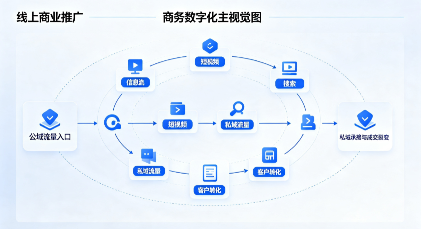 东阳市线上商业推广怎么做？全域流量闭环搭建与低成本转化实战指南